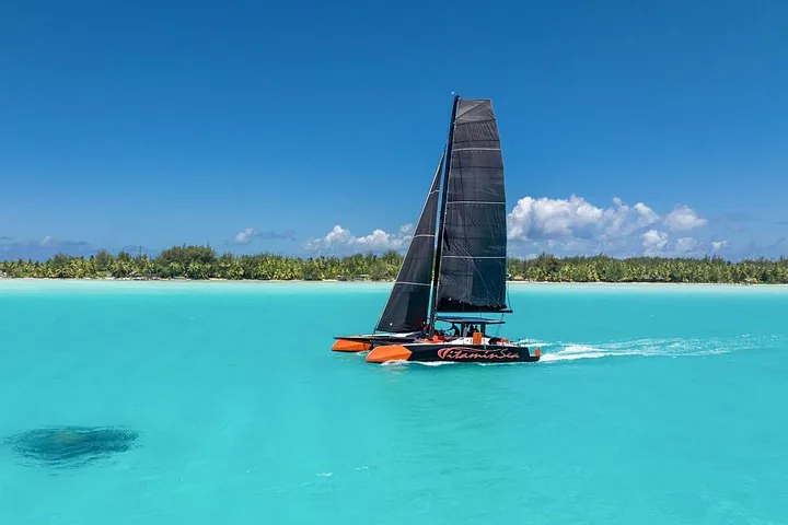 Luxury Catamaran Sail with Snorkeling and Floating Bar
